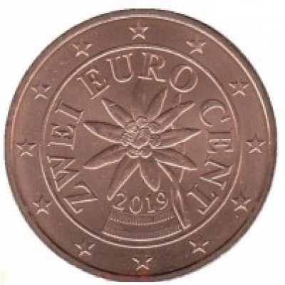 2 евроцента 2019 год. Австрия