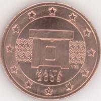 2 евроцента 2008 год. Мальта