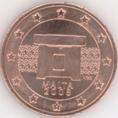 2 евроцента 2008 год. Мальта