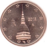 2 евроцента 2012 год. Италия
