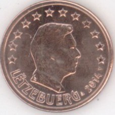 2 евроцента 2014 год. Люксембург
