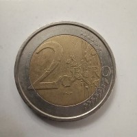 2 евро 2003 год. Италия (из оборота)