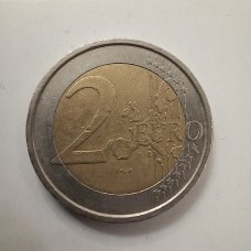 2 евро 2003 год. Италия (из оборота)