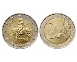 2 евро 2002 год. Греция