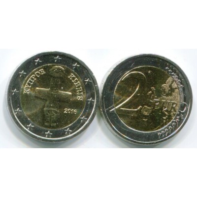 2 евро 2016 год. Кипр