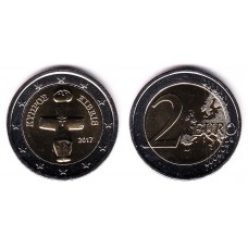 2 евро 2017 год. Кипр