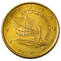 50 Евроцентов 2009 год. Кипр