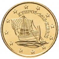 50 Евроцентов 2018 год. Кипр