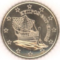 50 Евроцентов 2017 год. Кипр