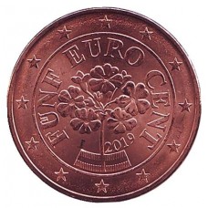 5 евроцентов 2019 год. Австрия