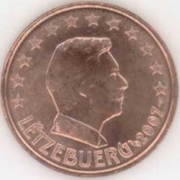 5 Евроцентов 2007 год. Люксембург