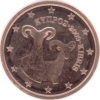 5 евроцентов 2009 год. Кипр