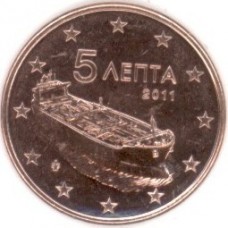 5 евроцентов 2011 год. Греция