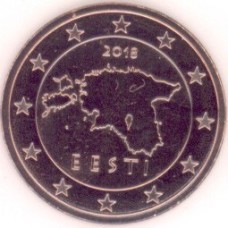 5 Евроцентов 2018 год. Эстония