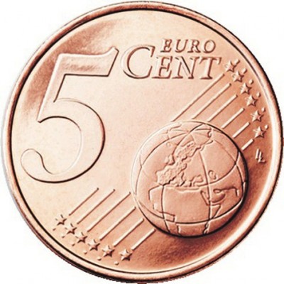5 евроцентов 2015 год. Греция