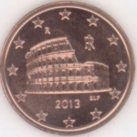 5 евроцентов 2013 год. Италия