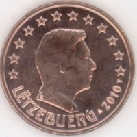 5 евроцентов 2010 год. Люксембург