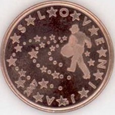 5 евроцентов 2007 год. Словения