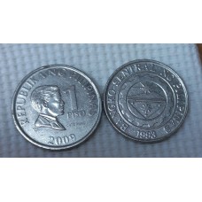 1 песо 2009 год. Филиппины