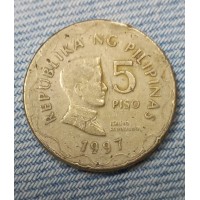 5 песо 1997 год. Филиппины