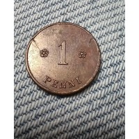 1 пенни 1921 год. Финляндия