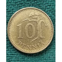 10 пенни 1963 год. Финляндия 