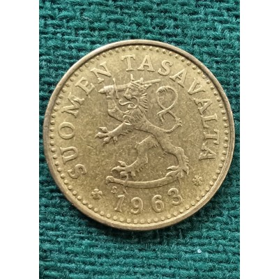 10 пенни 1963 год. Финляндия 