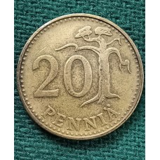 20 пенни 1963 год. Финляндия 