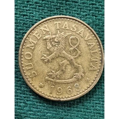 10 пенни 1963 год. Финляндия 