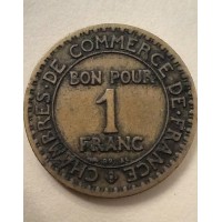 1 франк 1922 год. Франция