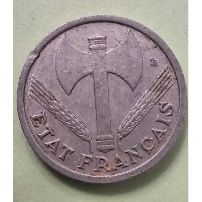 1 франк 1942 год. Франция