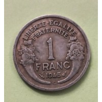 1 франк 1945 год. Франция 