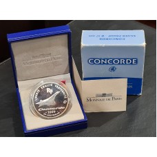 10 евро 2009 год. Франция. 40 лет самолетам Конкорд 10 евро 2009 год. Франция. 40 лет самолетам Конкорд