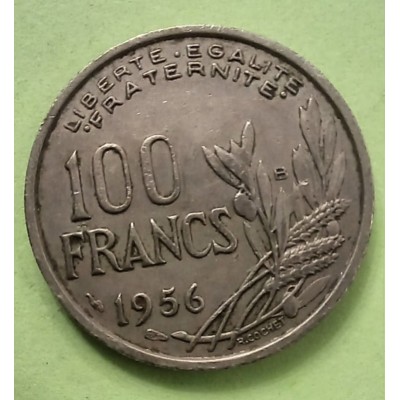  100 франков 1956 год. Франция "В"