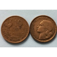 10 франков 1951 год. Франция 