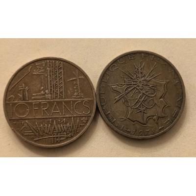 10 франков 1978 год. Франция
