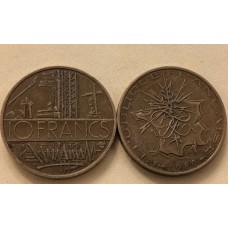 10 франков 1980год. Франция