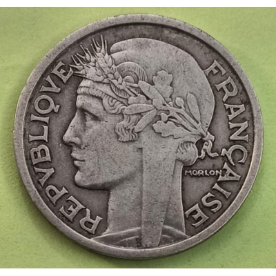  2 франка 1947 год. Франция №2