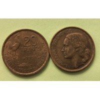 20 франков 1951 год. Франция 