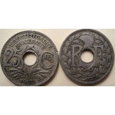 25 сантимов 1921 год. Франция 