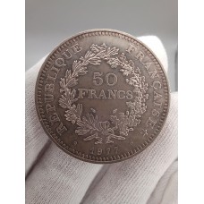 50 франков 1977 год. Франция. Геркулес и музы