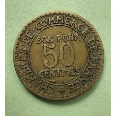 50 сентим 1921 год. Франция.