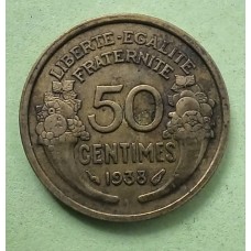 50 сентим 1938 год. Франция.