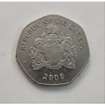 1 даласи 2008 год. Гамбия