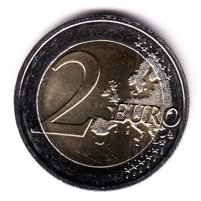 2 евро 2020 год. Германия. Коленопреклонение в Варшаве (J)
