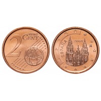 2 евроцента 2004 год. Испания