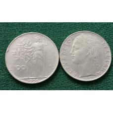100 лир 1956 год. Италия