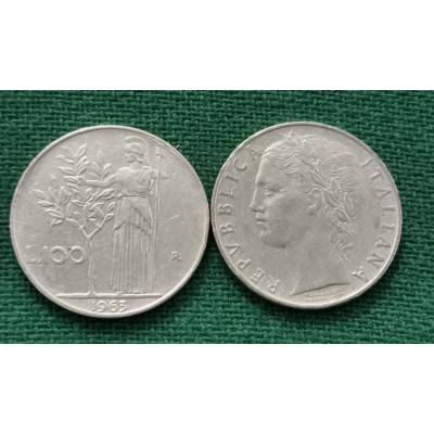 100 лир 1963 год. Италия