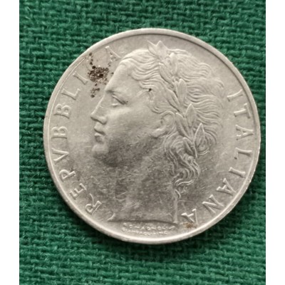 100 лир 1966 год. Италия