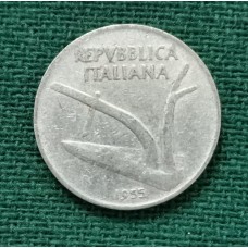 10 лир 1955 г. Италия.